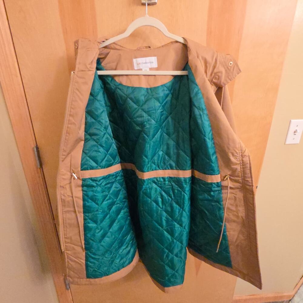 Liz Claiborne Womens Midweight Anorak in French Caramel, Sz XXL--NWT - Picture 6 of 10